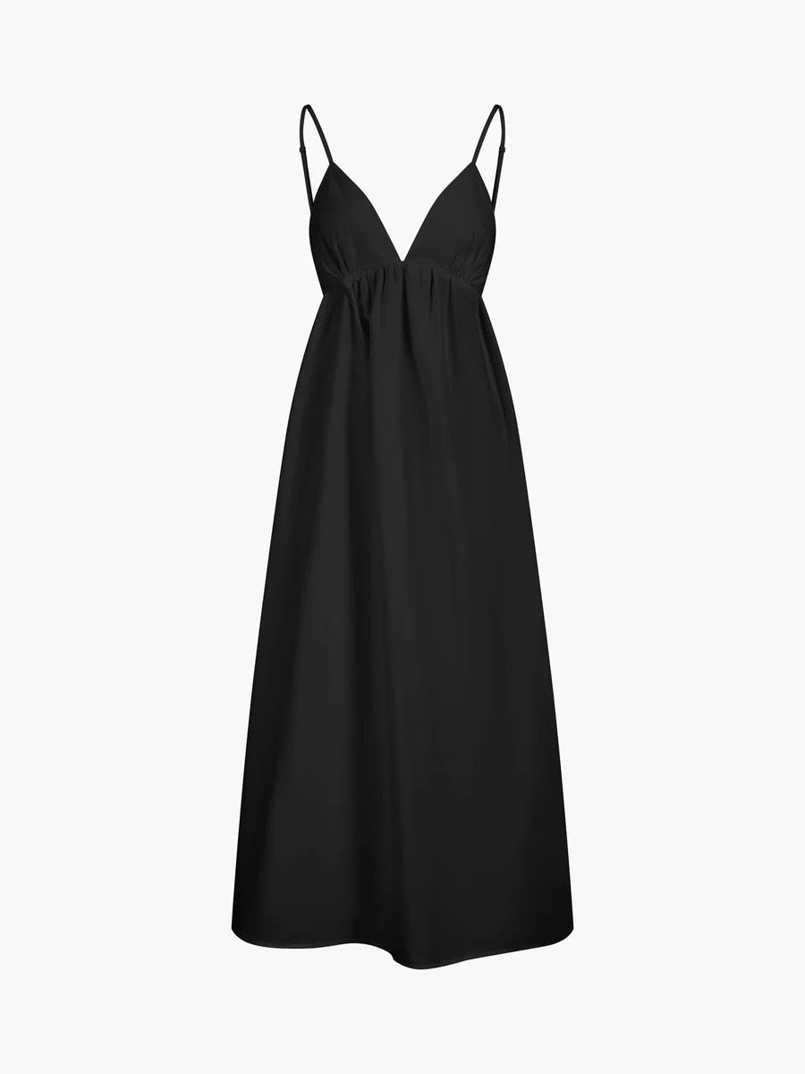 Coastal Cowgirl Backless Long Dress
