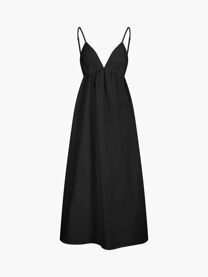 Coastal Cowgirl Backless Long Dress