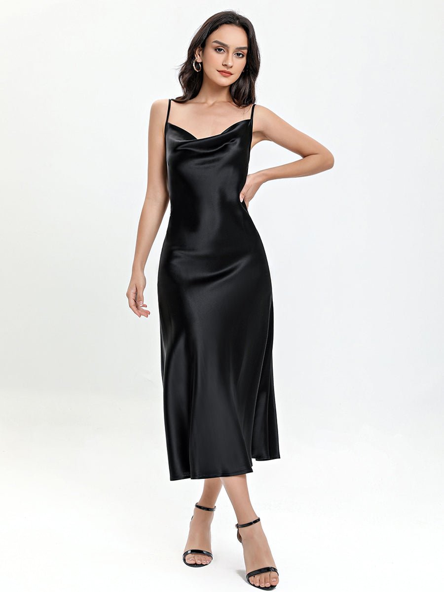 Elegant Satin Long Dress
