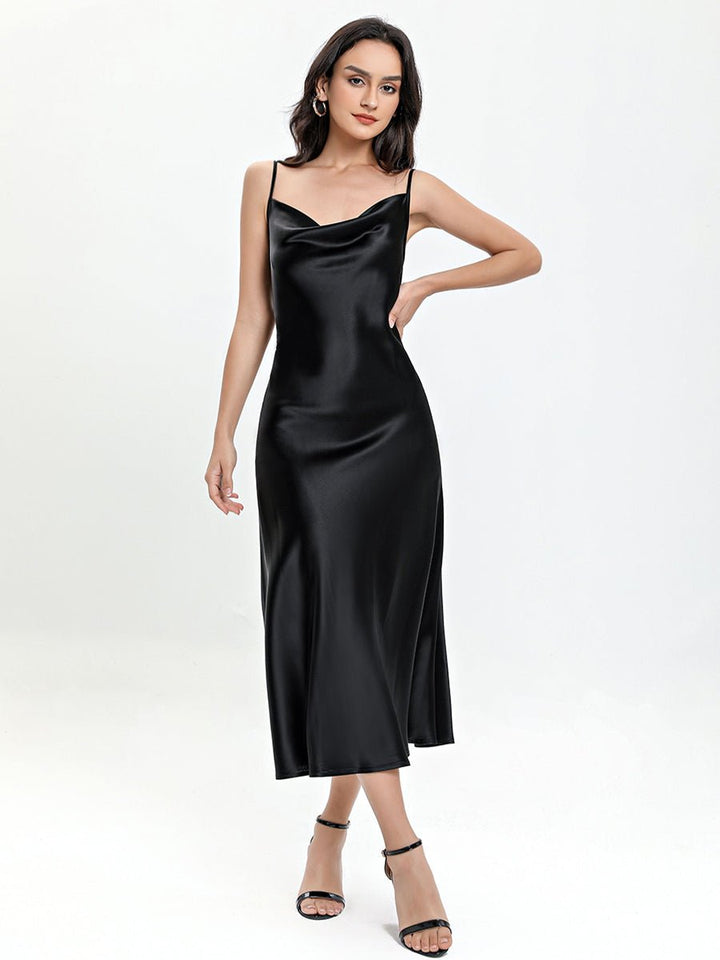 Elegant Satin Long Dress