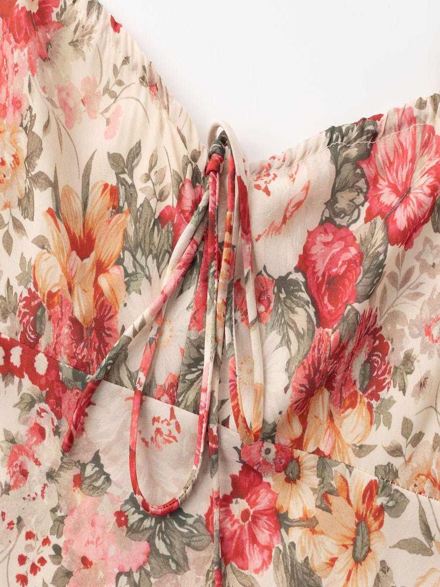 Garden Floral Cami Midi Dress