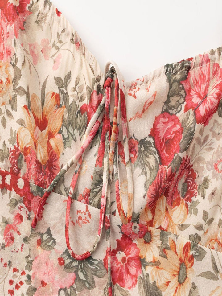 Garden Floral Cami Midi Dress