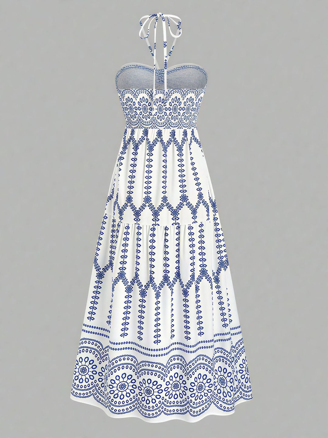 Halter Backless Maxi Dress