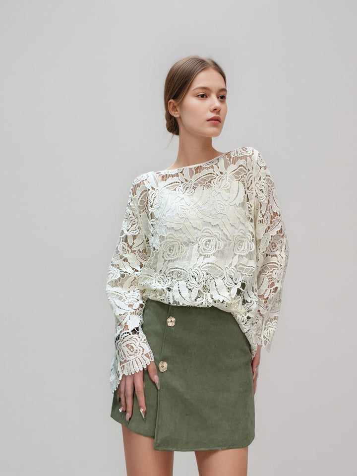 Hollow Loose Knitted Top