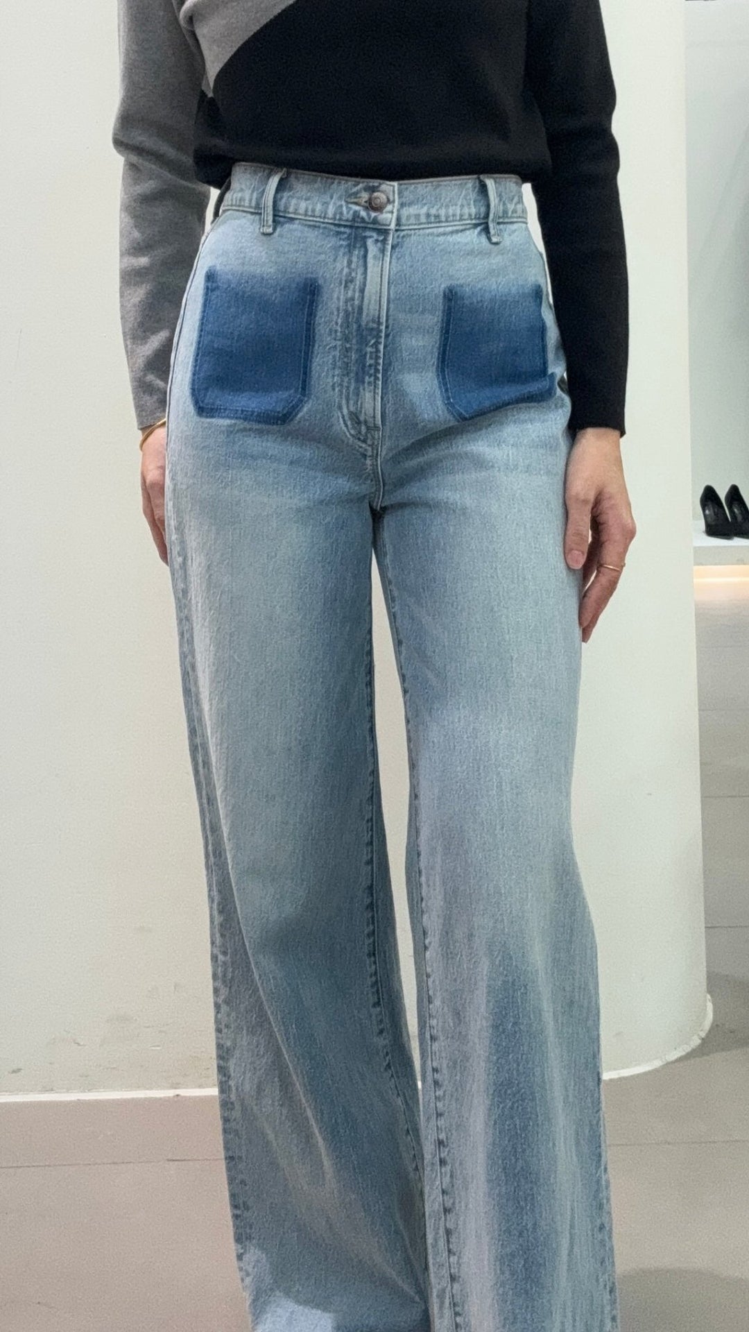 Hit Color Casual Jeans