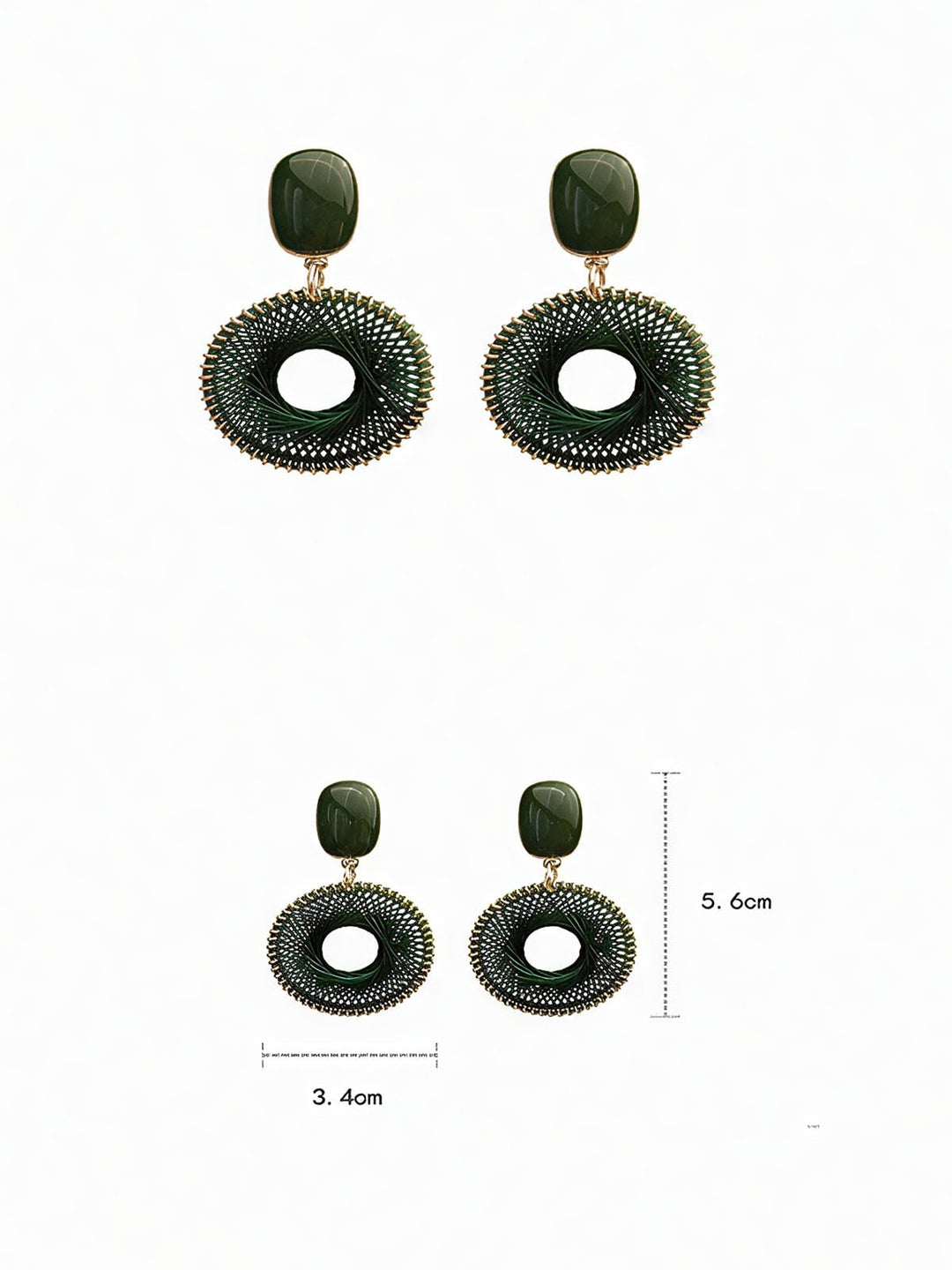 Hollow Round Earrings