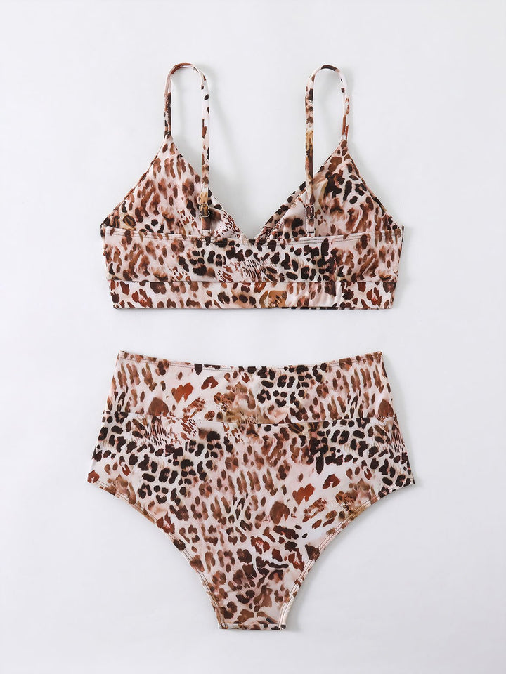 Animal Print Bikini Set