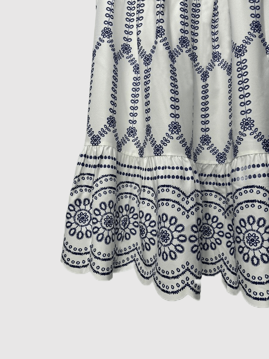 Loose Fit Printing Skirts With Vest