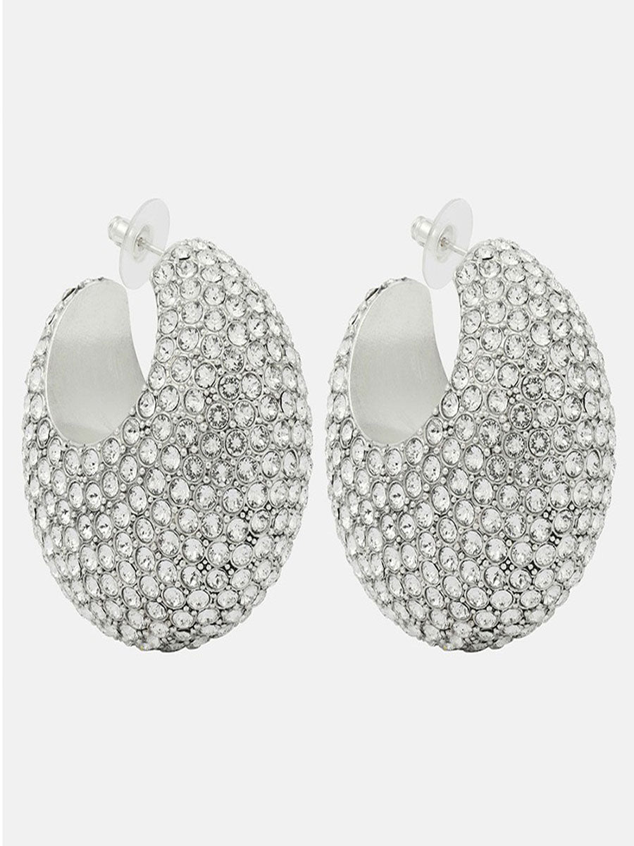 Metal Teardrop Earrings