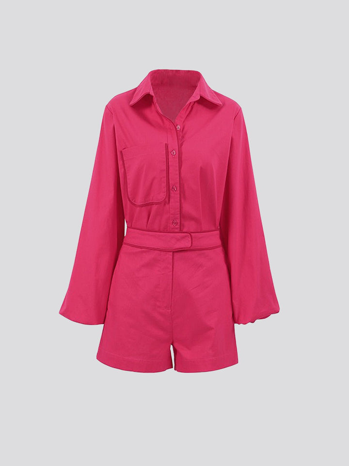 Patchwork Linen Shirts Sets