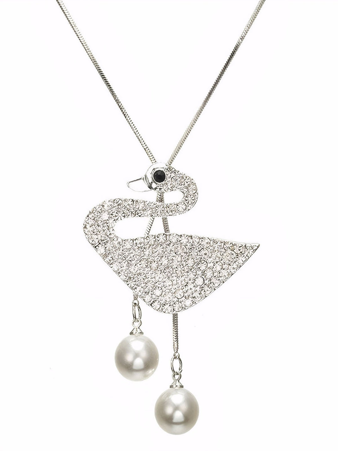 Pearl Pearl Swan Necklace