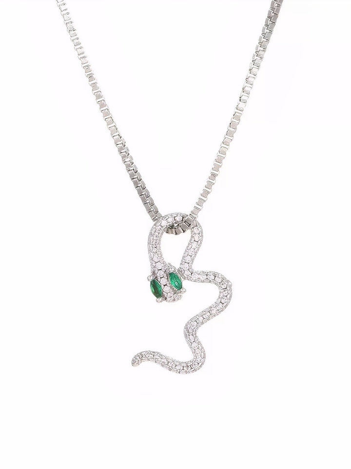 Pendant Cubic Zirconia Layered  Necklace