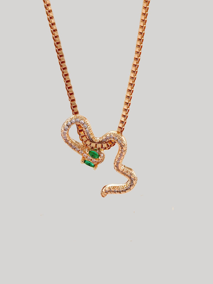 Pendant Cubic Zirconia Layered  Necklace