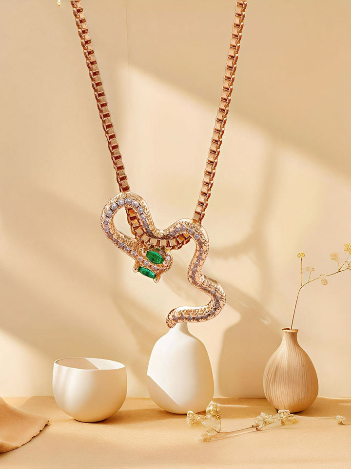 Pendant Cubic Zirconia Layered  Necklace
