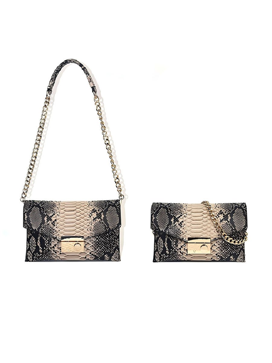 Retro Snake Shoulder Bag