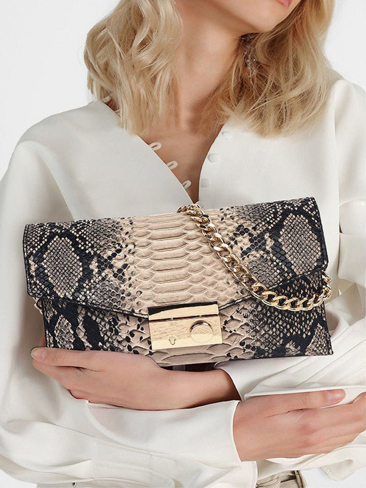 Retro Snake Shoulder Bag