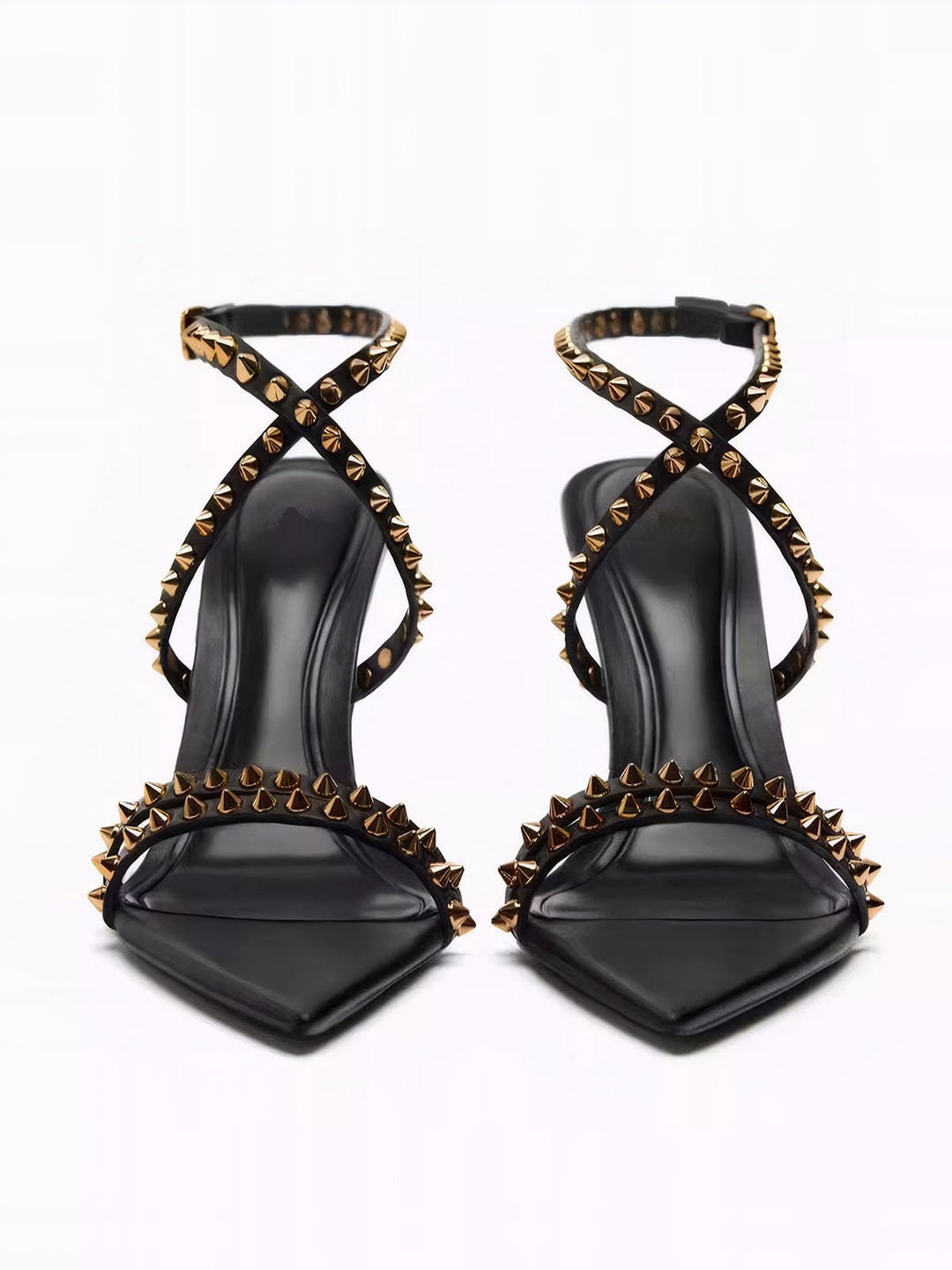 Rivet Pointed Toe Women Sandals