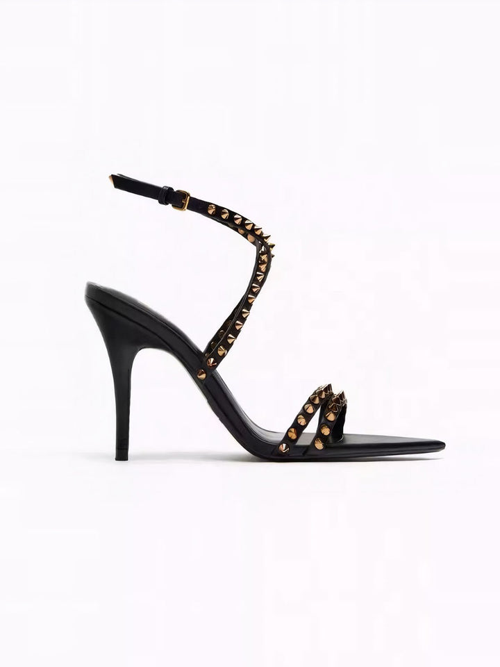 Rivet Pointed Toe Women Sandals