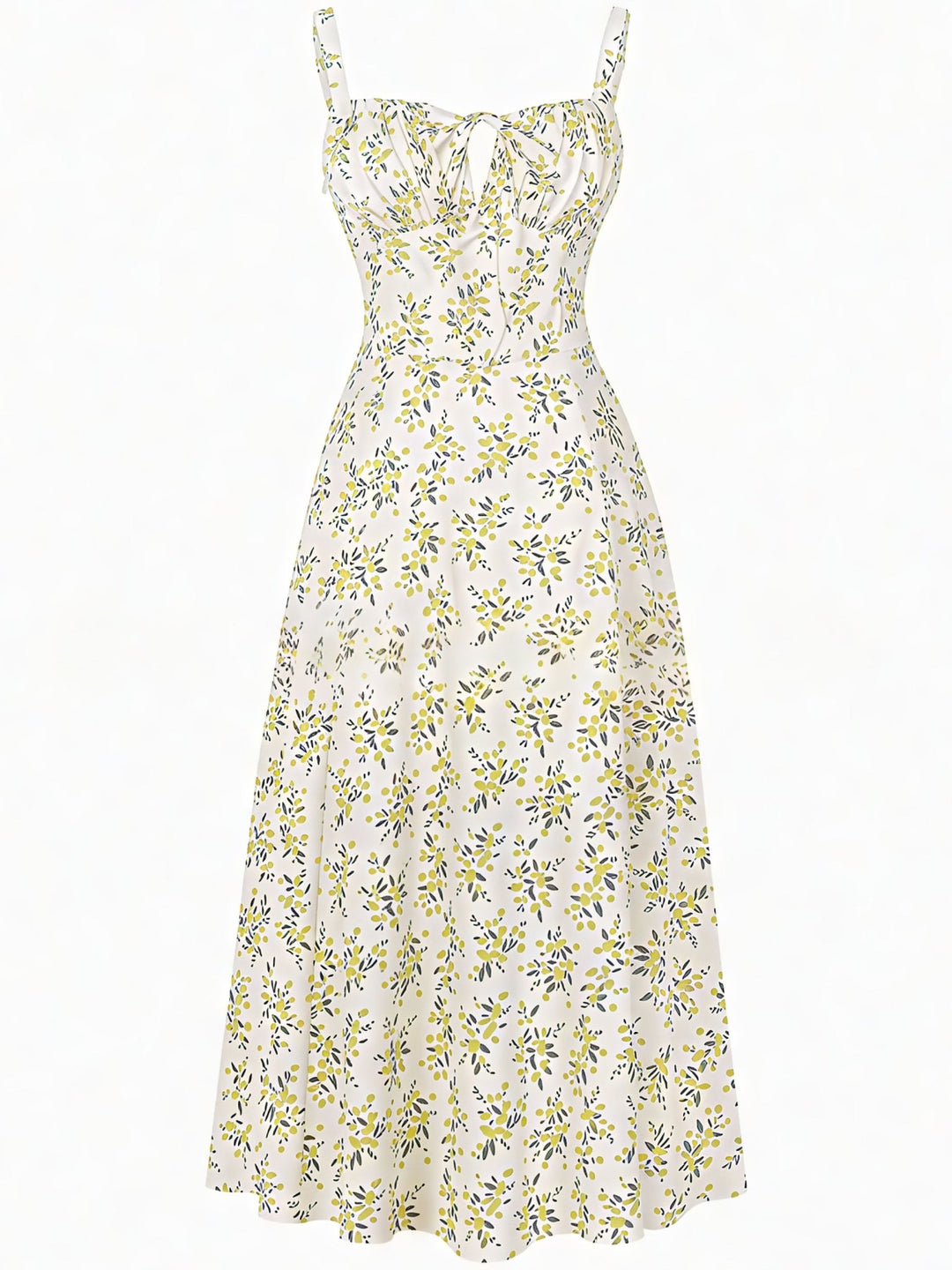 Rosebud Floral Midi Sundress