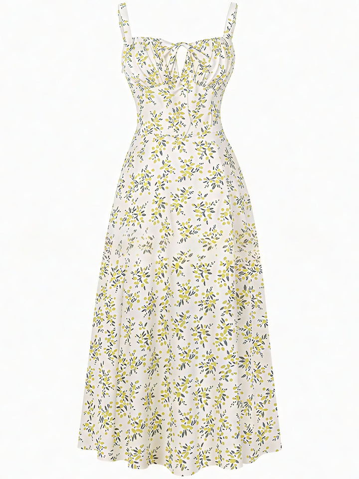 Rosebud Floral Midi Sundress