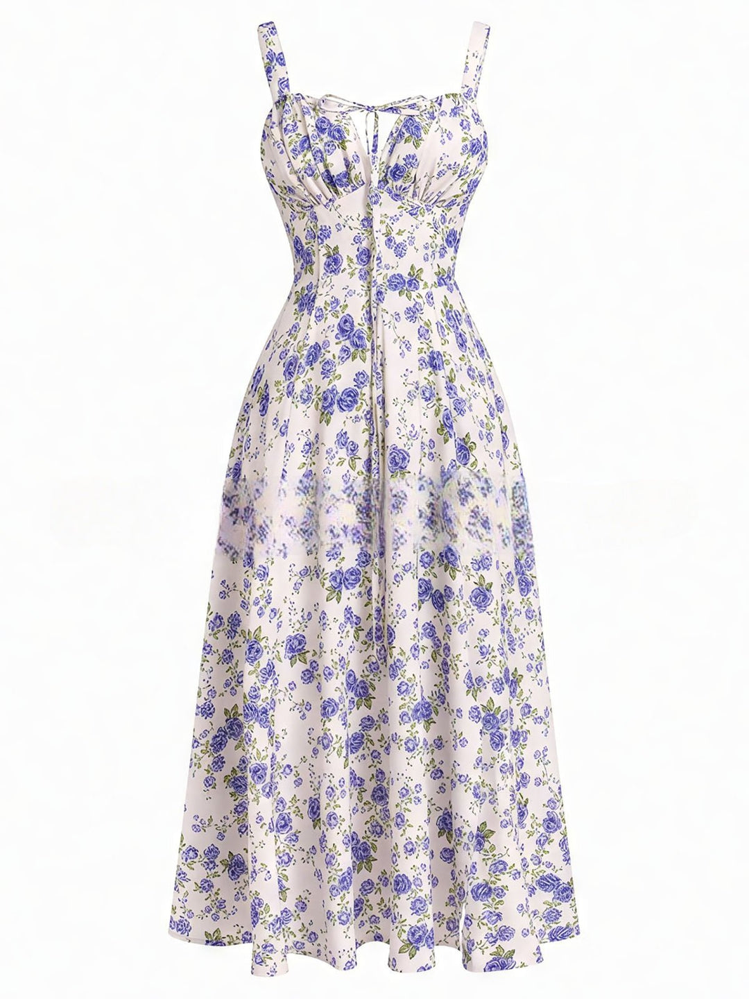 Rosebud Floral Midi Sundress