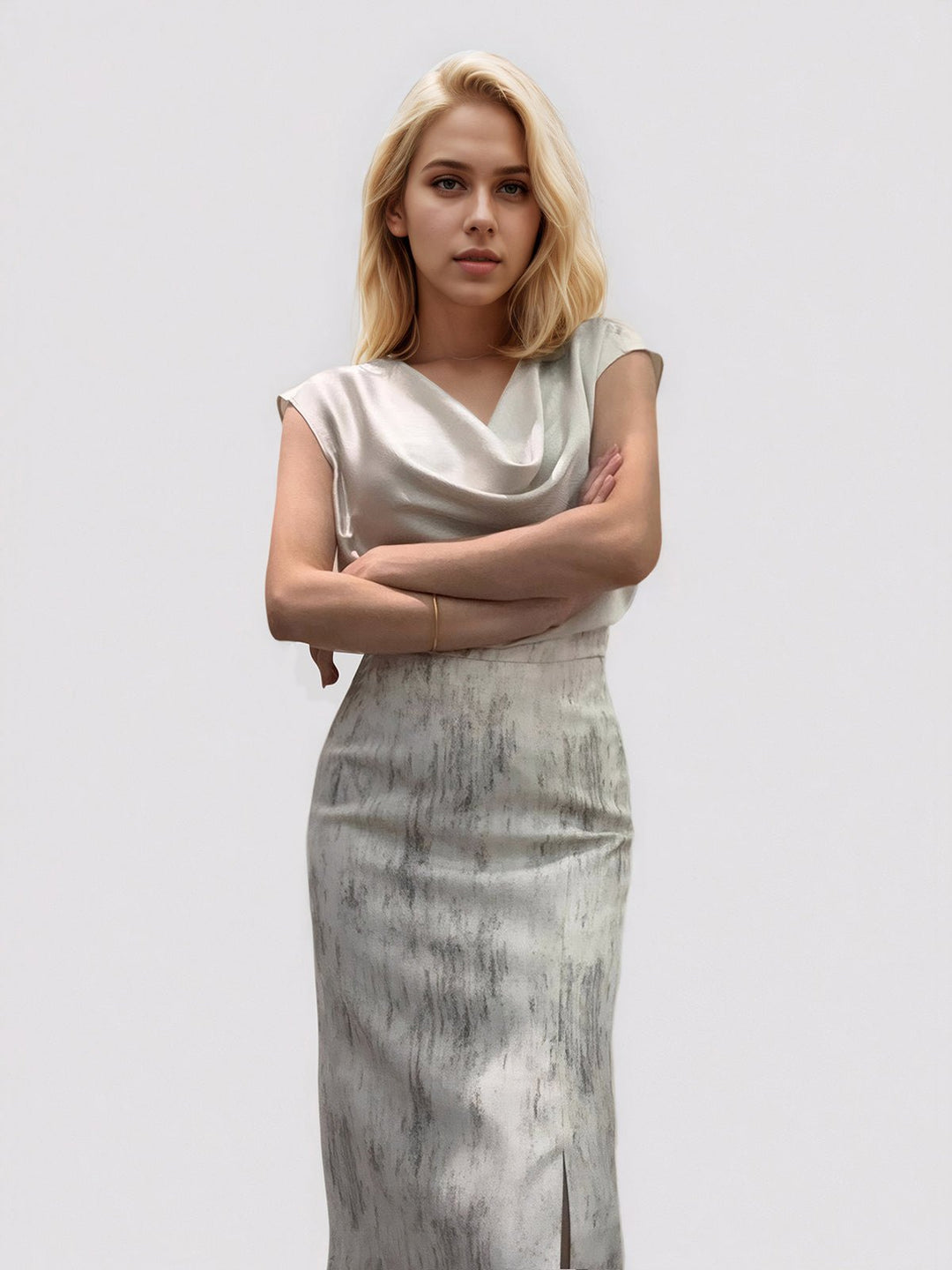 Silk-Like Satin Tank Tops