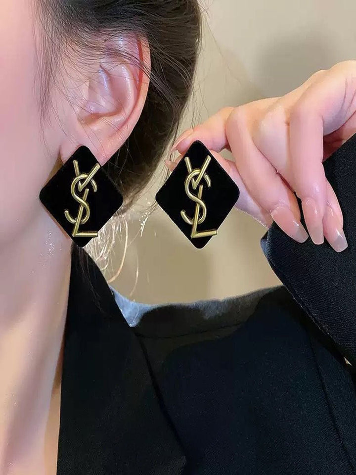 Square Geometric Temperament Earring
