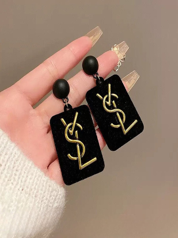 Square Geometric Temperament Earring