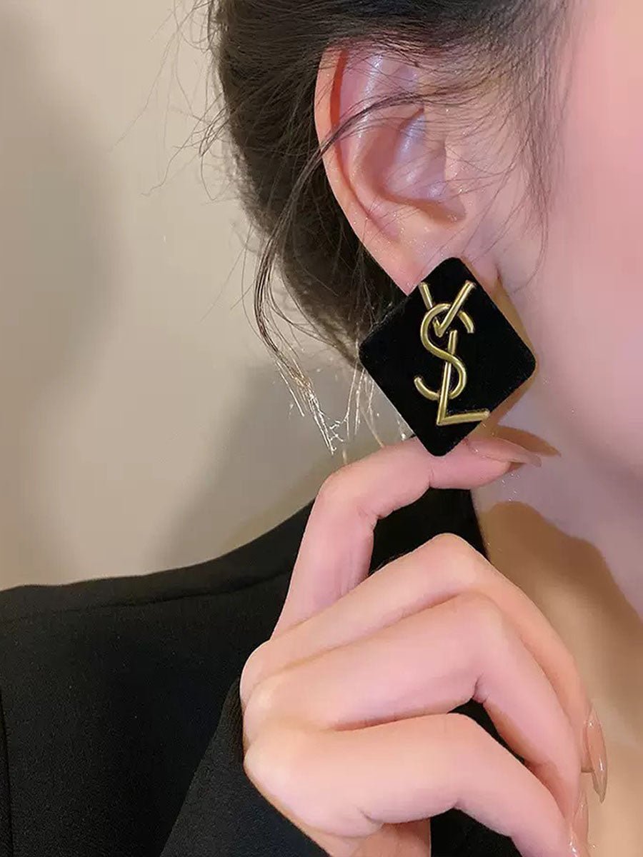 Square Geometric Temperament Earring