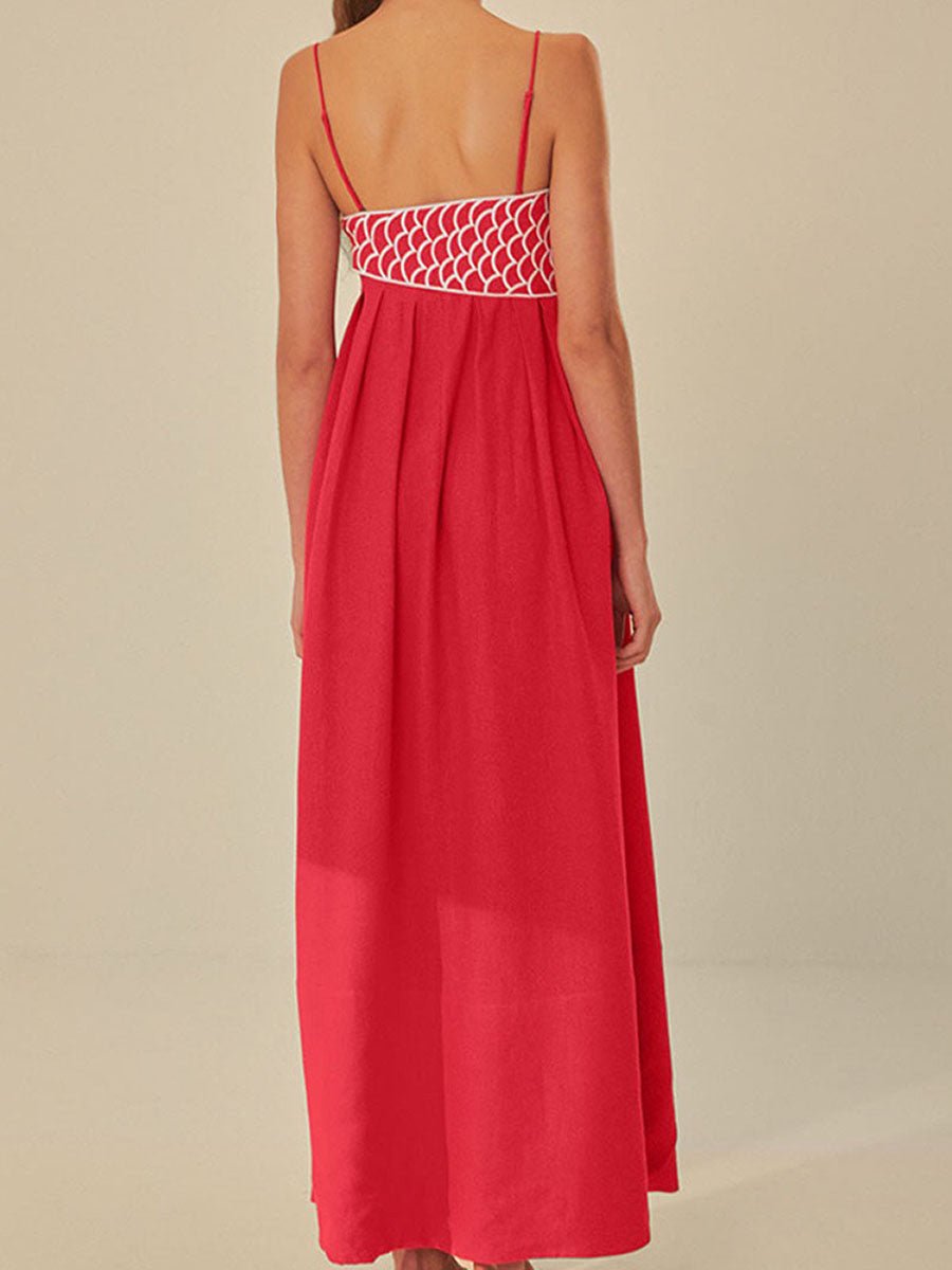 Statement Fish-Themed Boho Dress