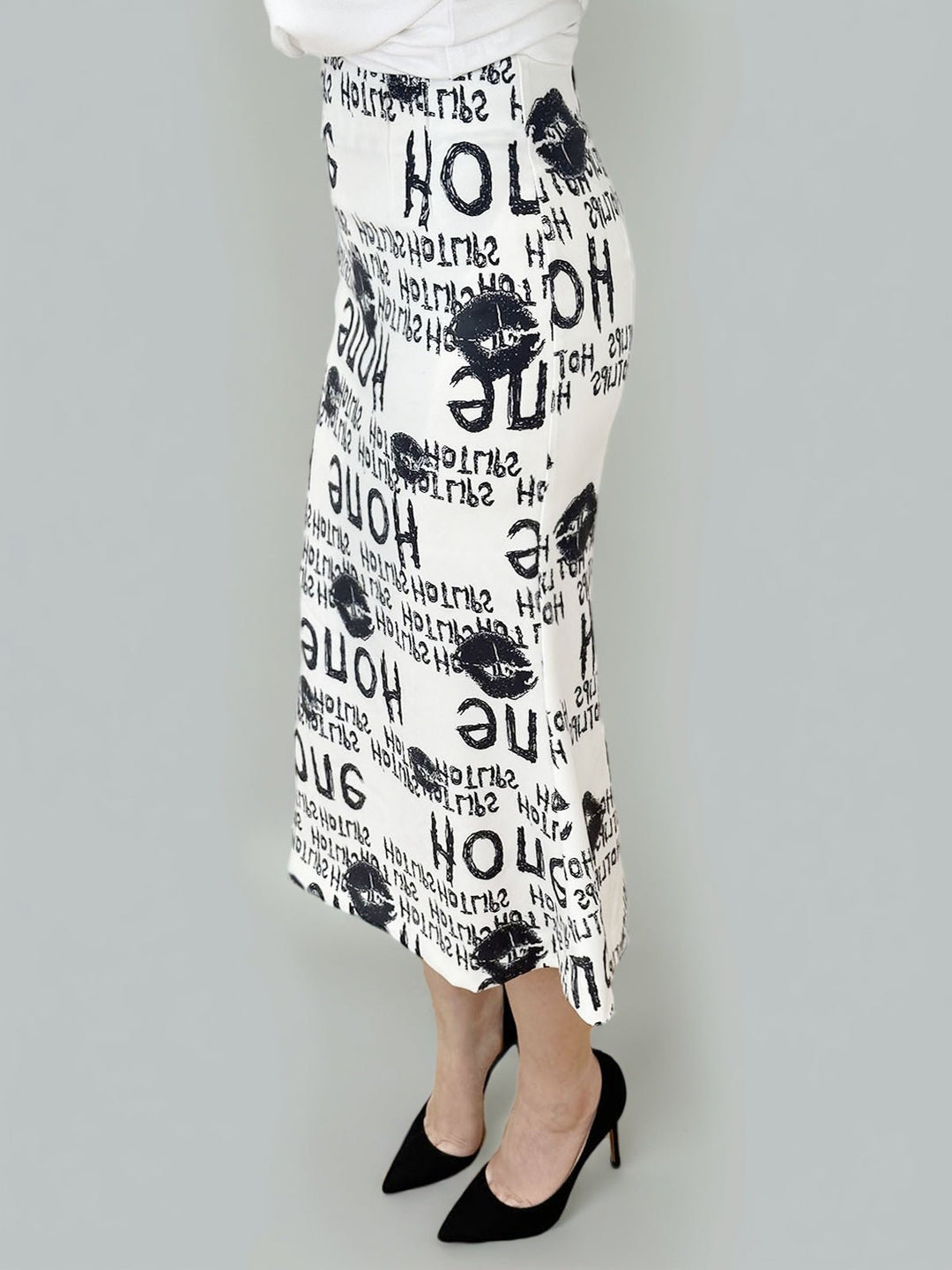Statement HONE Logo Midi Skirt