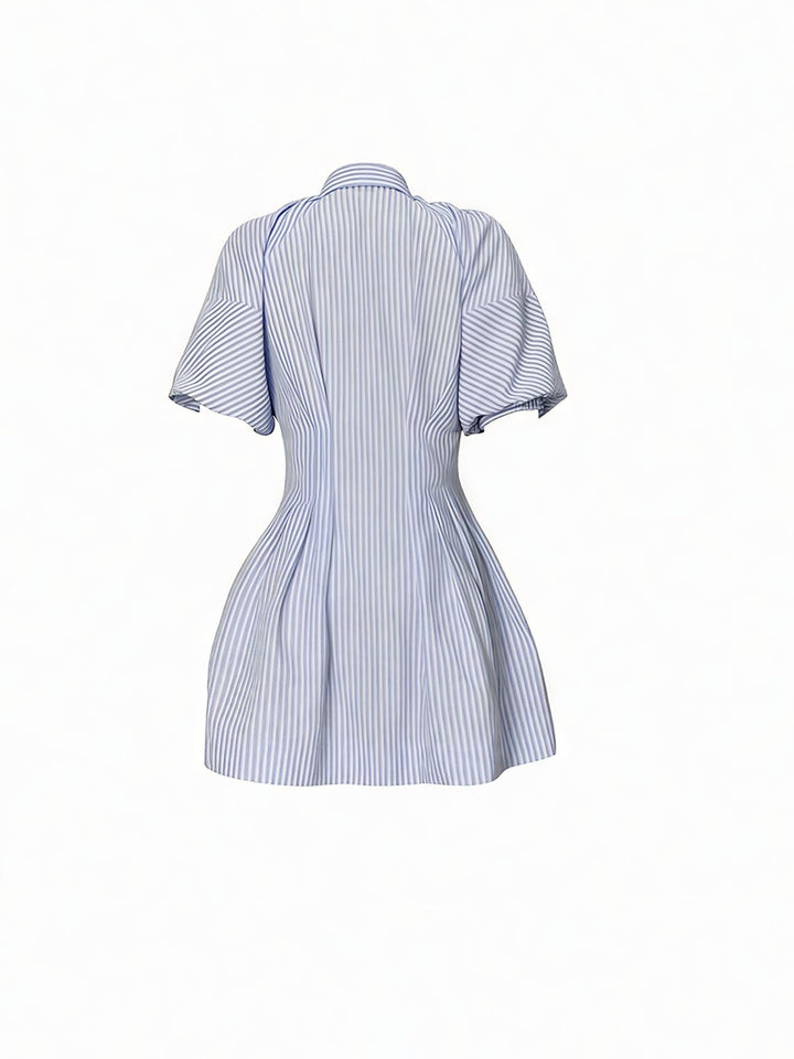Striped Print Mini Dress