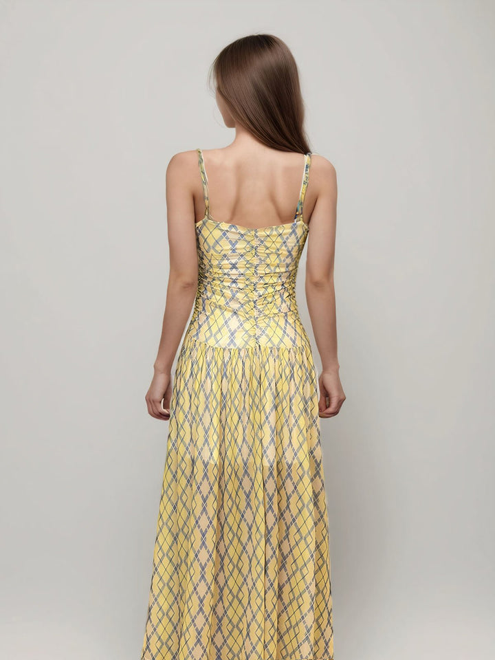 Sunlit Ruffle Elegance Dress