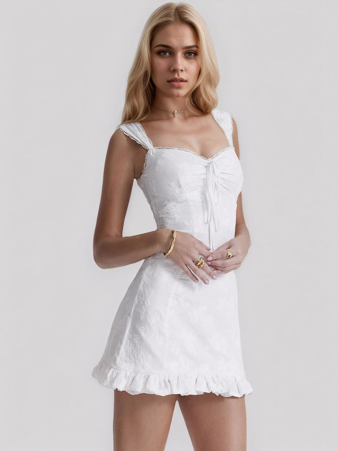Tiered Flowy Mini Dress