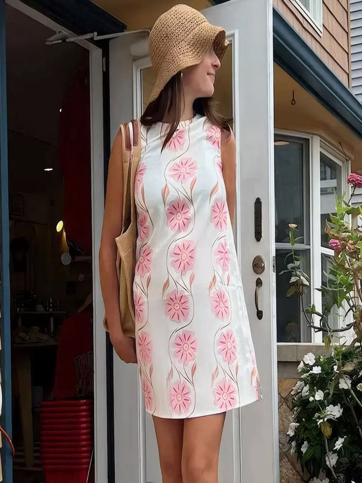 Vintage Bloom Shift Dress