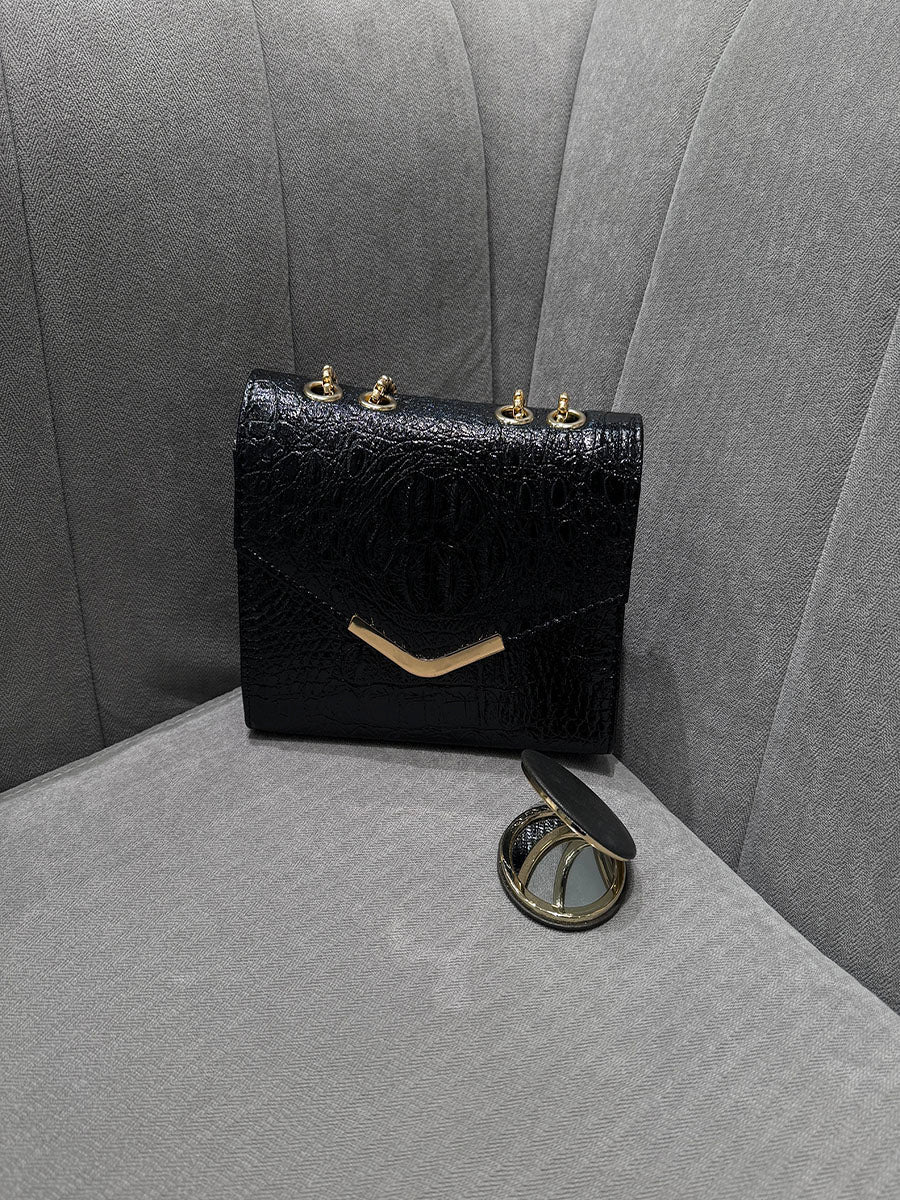 Vintage Crocodile Evening Handbag