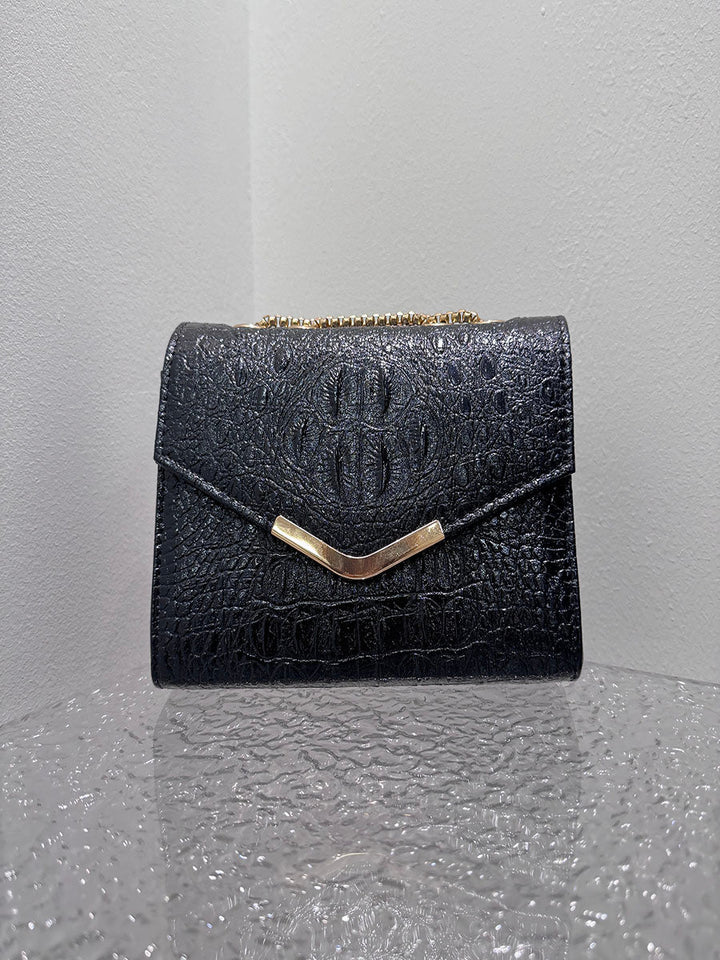 Vintage Crocodile Evening Handbag