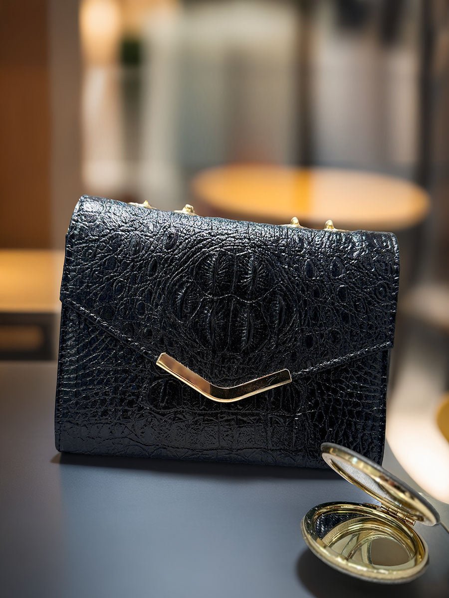 Vintage Crocodile Evening Handbag