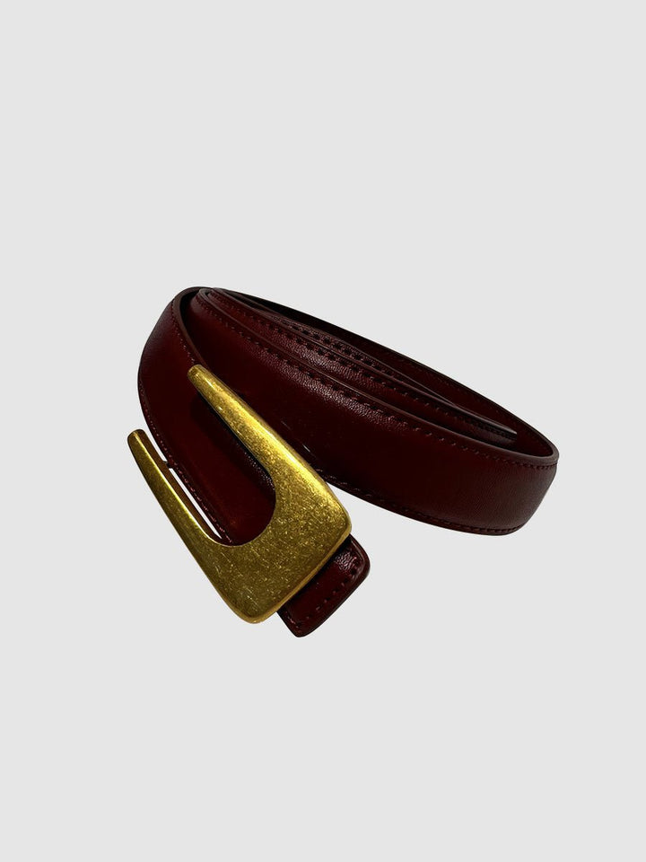 Vintage Gold Metal Buckle Belt