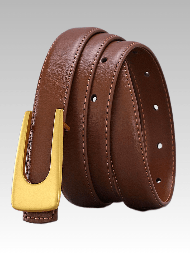 Vintage Gold Metal Buckle Belt