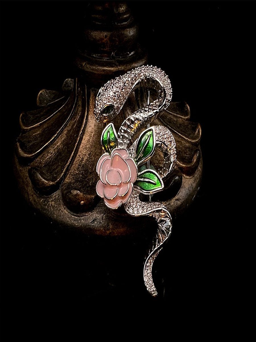 Zodiac Snake Year Brooches