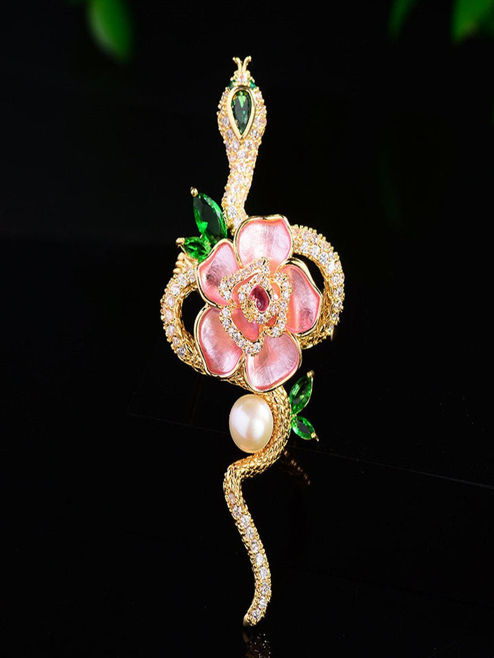 Zodiac Snake Year Brooches